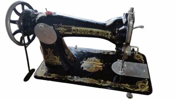 Máquina de coser Singer modelo 66 “Lotus” (1924) – Antigüedad coleccionable - Imagen 5