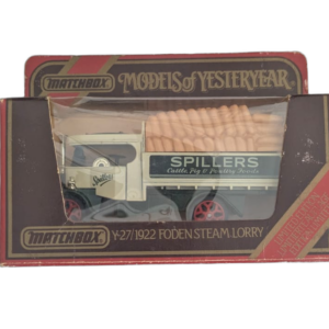 Matchbox Models of Yesteryear Y-27 1922 Foden Steam Lorry “Spillers” – Edición Limitada Conmemorativa (1986) con caja original